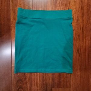 Forever 21 turquoise miniskirt